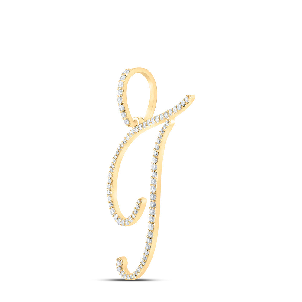 3/8CTW-DIA P1 INITIAL "T" GIFT PENDANT Daisy Joyeria