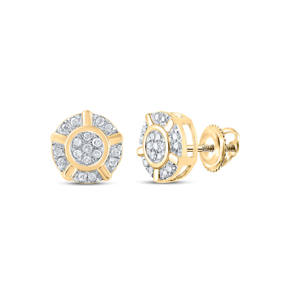 1/10CTW-DIA P3 GIFT ROUND EARRING Daisy Joyeria