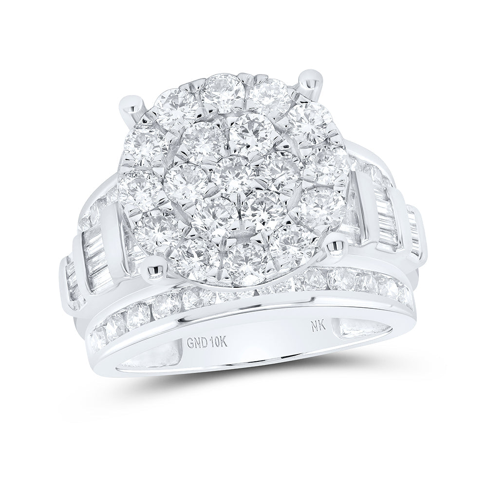 3CTW-NAT DIA NK FASHION ROUND RING 7 Daisy Joyeria