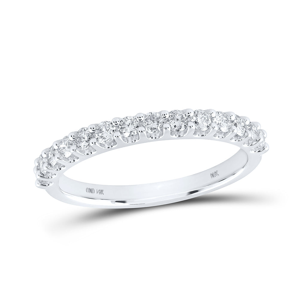1/2CTW-DIA NK LADIES BAND S6 6 Daisy Joyeria