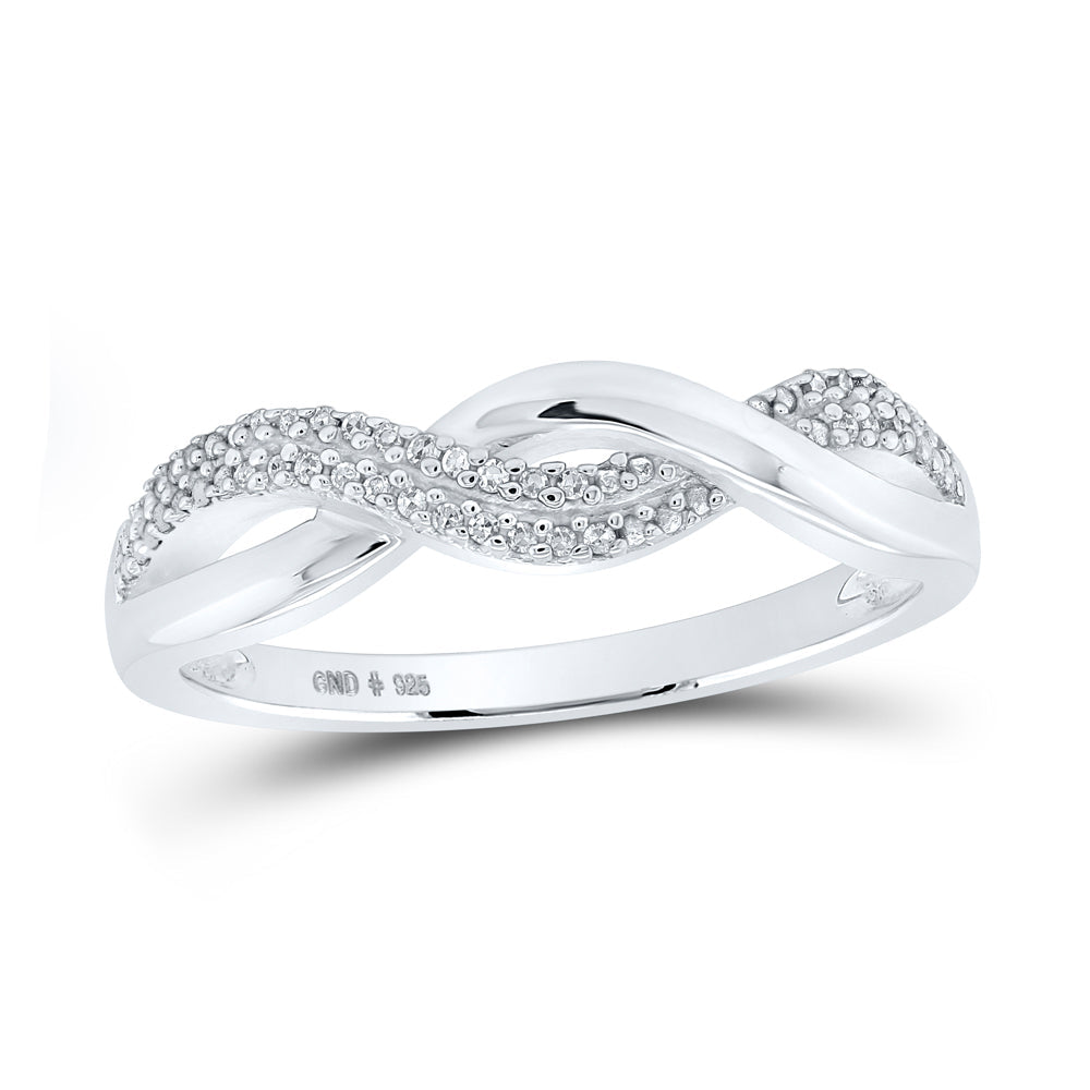 1/20CTW-DIA P2 GIFT RING 7 Daisy Joyeria