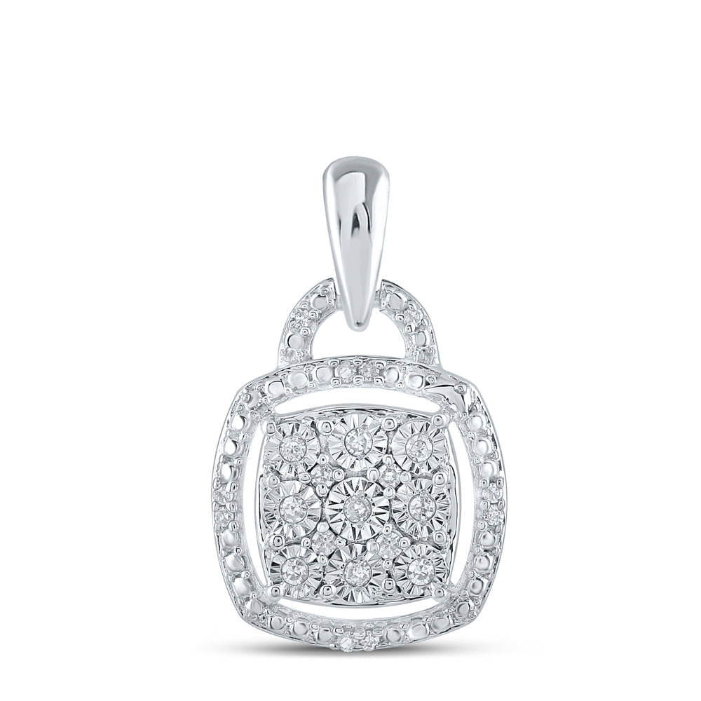1/12CTW-NAT DIA P2 GIFT CUSHION PENDANT Daisy Joyeria
