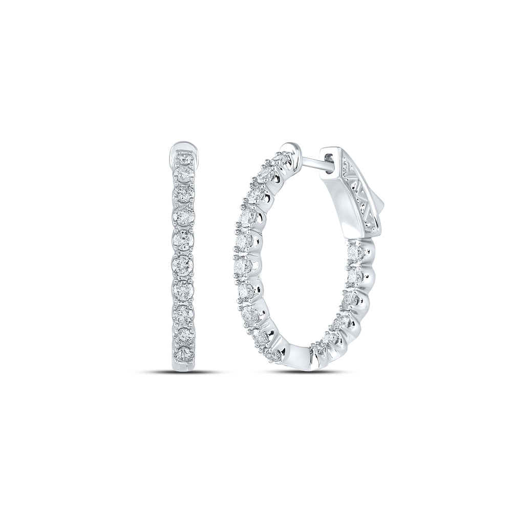 1 CTW-DIA CN FASHION HOOPS EARRING Daisy Joyeria