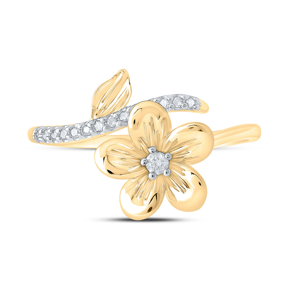 1/12CTW-DIA P2 GIFT FLOWER RING 7 Daisy Joyeria