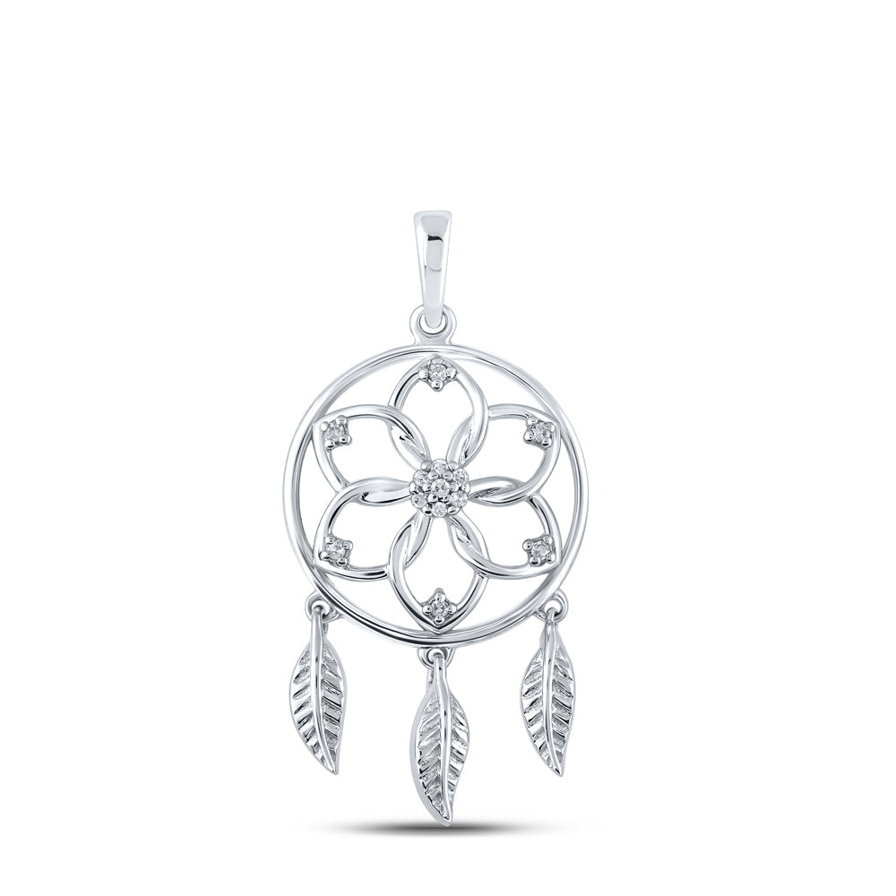 1/20CTW-DIA P2 GIFT ROUND PENDANT Daisy Joyeria