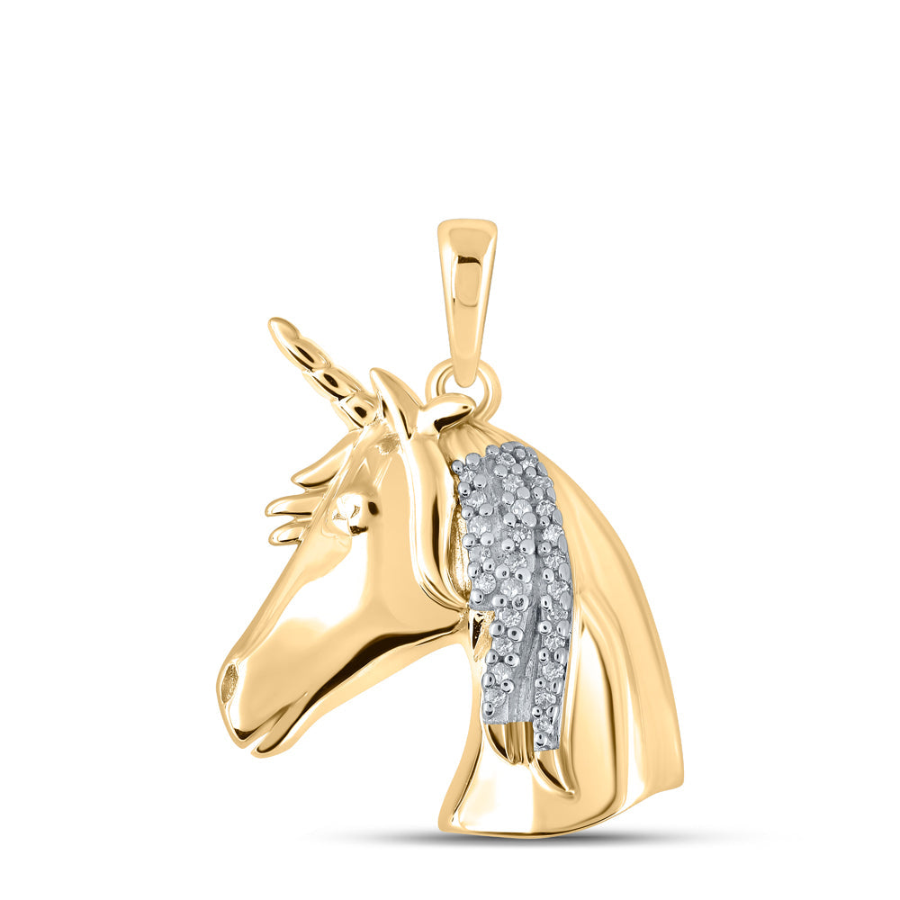 1/20CTW-DIA GIFT HORSE PENDANT Daisy Joyeria
