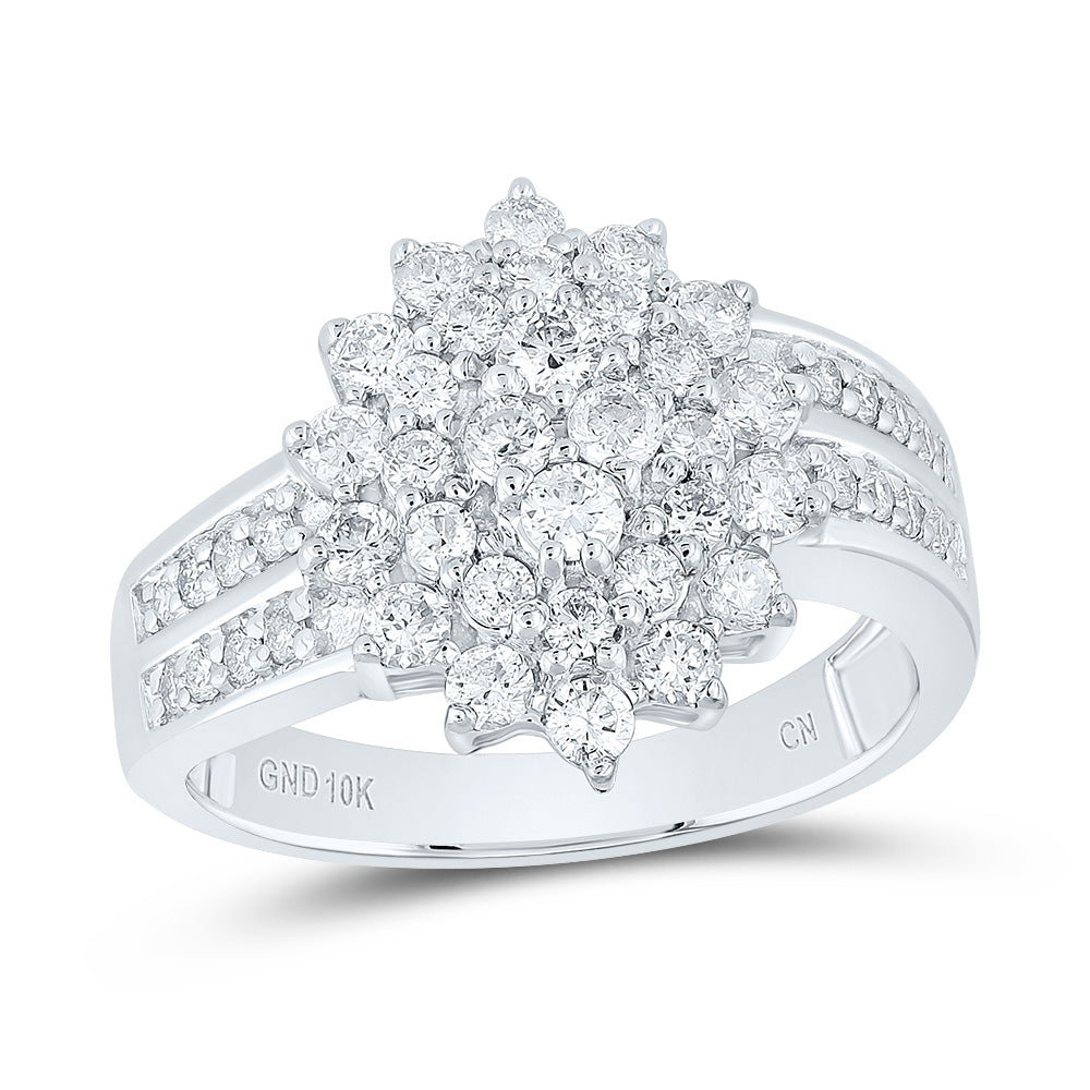 1CTW-DIA CN FASHION RING 7 Daisy Joyeria