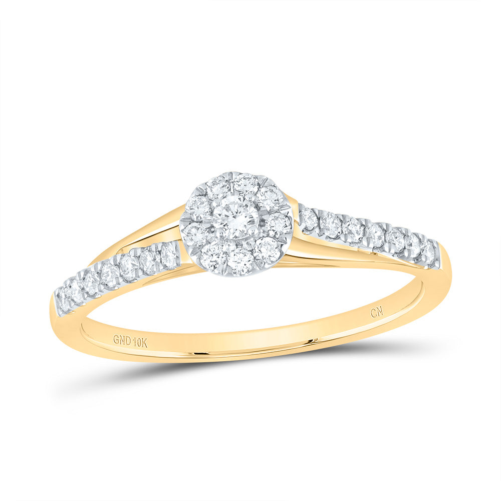 1/4CTW-NAT DIA CN FASHION PROMISE RING 7 Daisy Joyeria