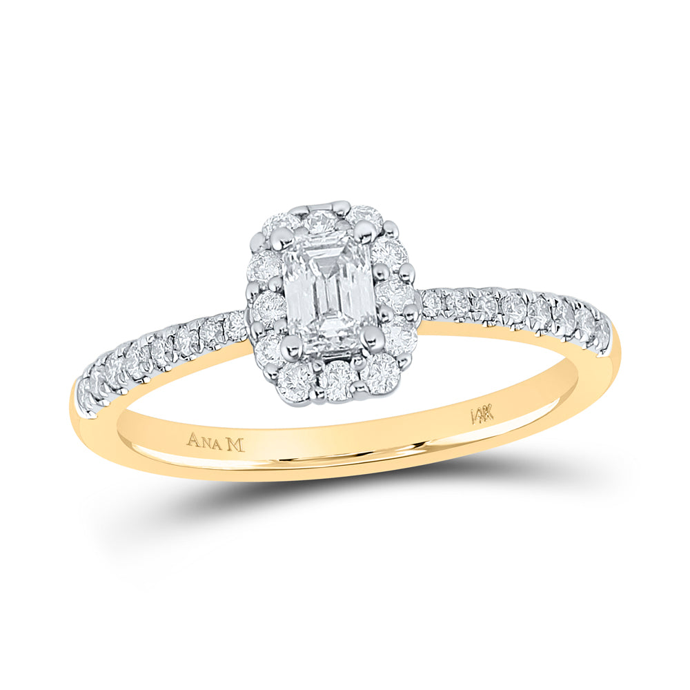 5/8CTW-DIA ANA M 1/3CT-CEME ENGAGEMENT SINGLE HALO 7 Daisy Joyeria