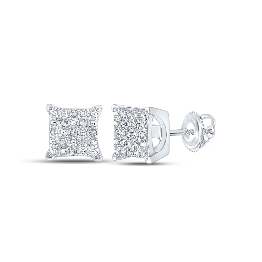 1/20CTW-DIA P3 GIFT SQUARE KITE EARRING Daisy Joyeria