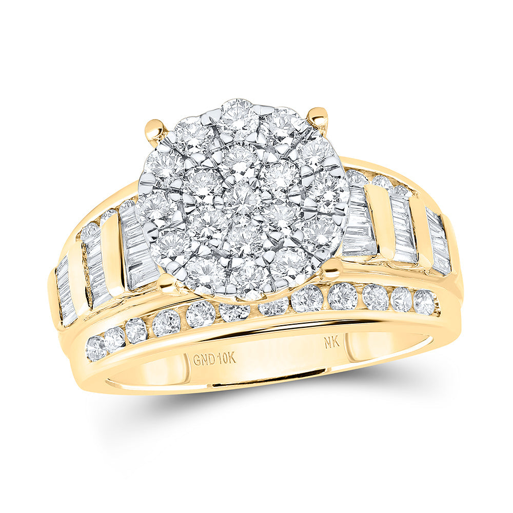 1 1/2CTW-DIA NK FASHION RING 7 Daisy Joyeria