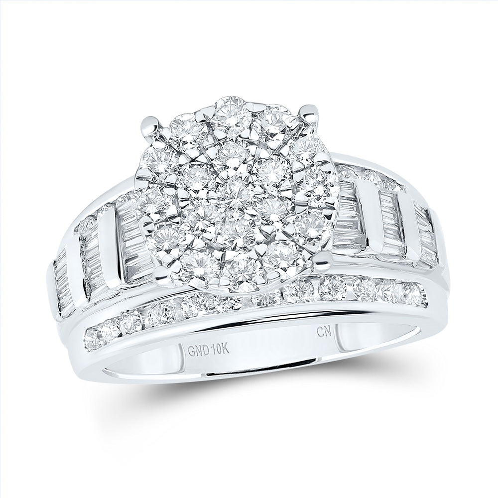 1 1/2 CTW-NAT DIA CINDY ROUND RING 7 Daisy Joyeria