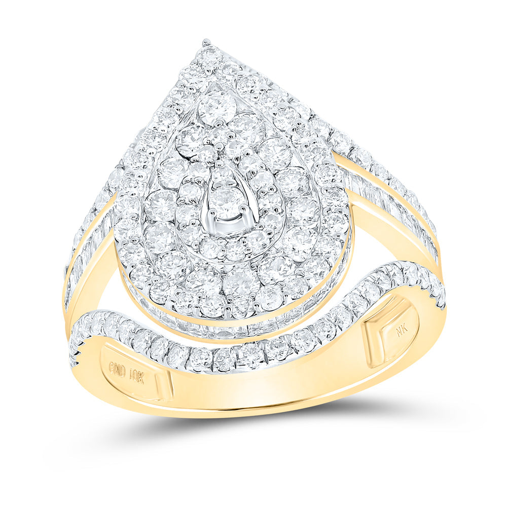 1 7/8CTW-DIA NK LADIES RING 7 Daisy Joyeria