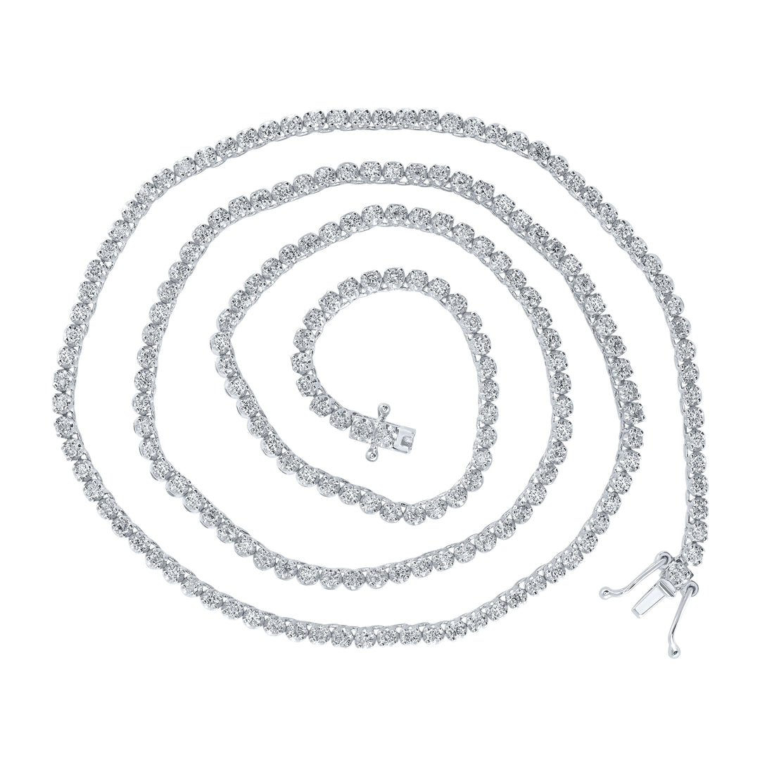 3 5/8CTW-DIA NK TENNIS CHAIN (20 INCH) Daisy Joyeria