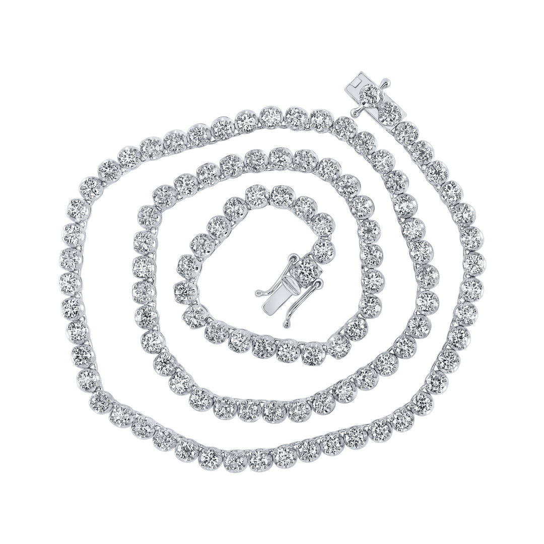9CTW-DIA NK TENNIS CHAIN (16 INCH) Daisy Joyeria