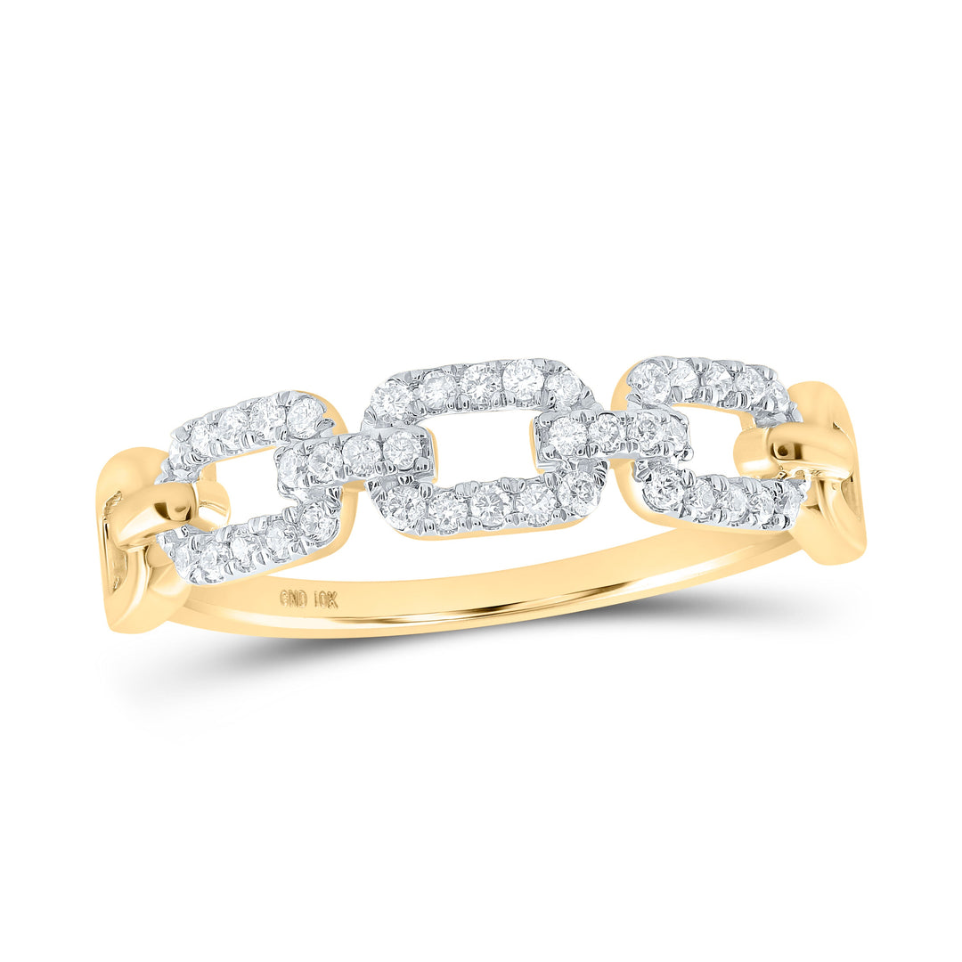 1/5CTW-DIA CN STACKABLE RING 7 Daisy Joyeria