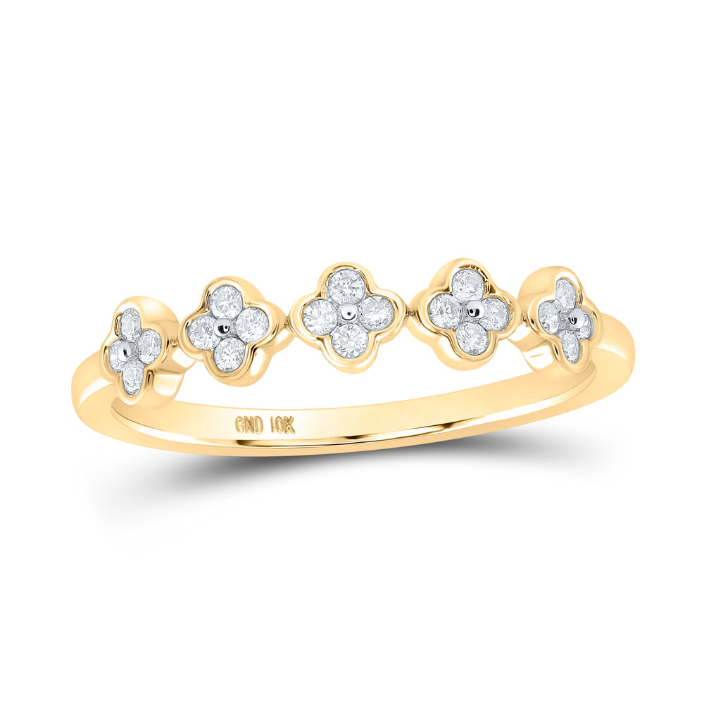 1/6CTW-DIA CN STACKABLE RING 7 Daisy Joyeria