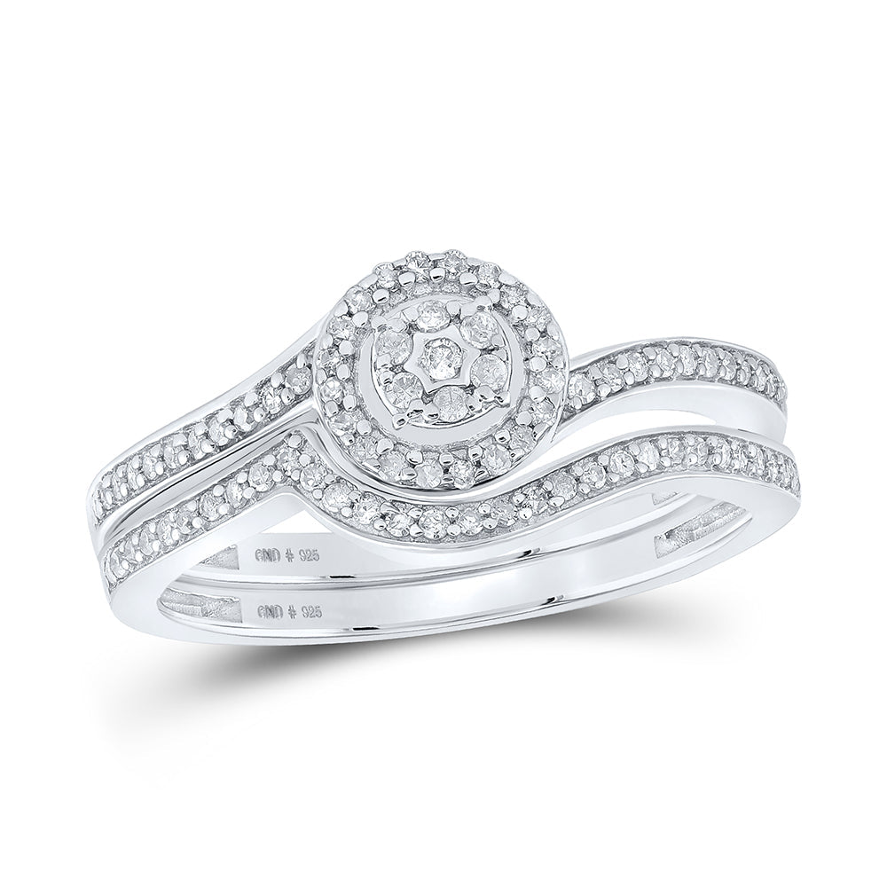 1/4CTW-DIA P1 GIFT BRIDAL SET 7 Daisy Joyeria