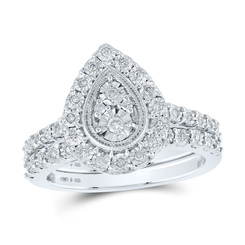1/5CTW-DIA P1 GIFT BRIDAL SET 7 Daisy Joyeria