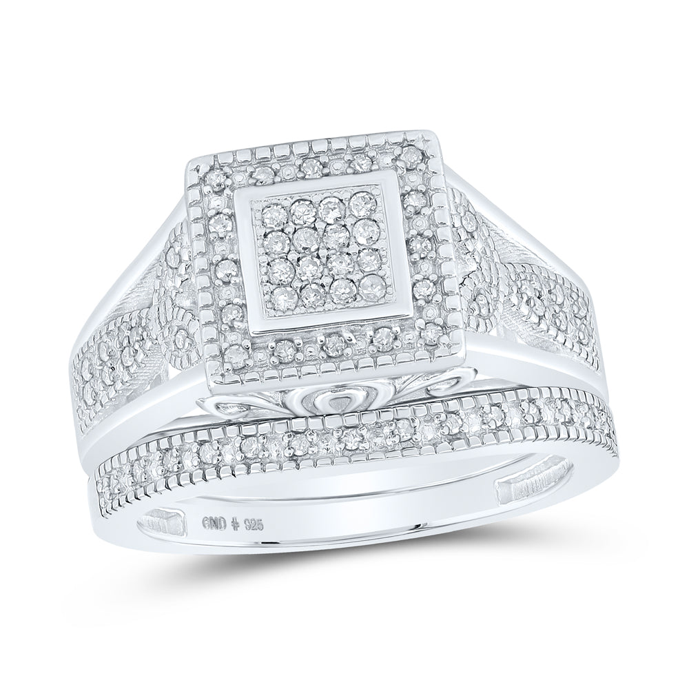 1/5CTW-DIA P1 GIFT BRIDAL SET 7 Daisy Joyeria