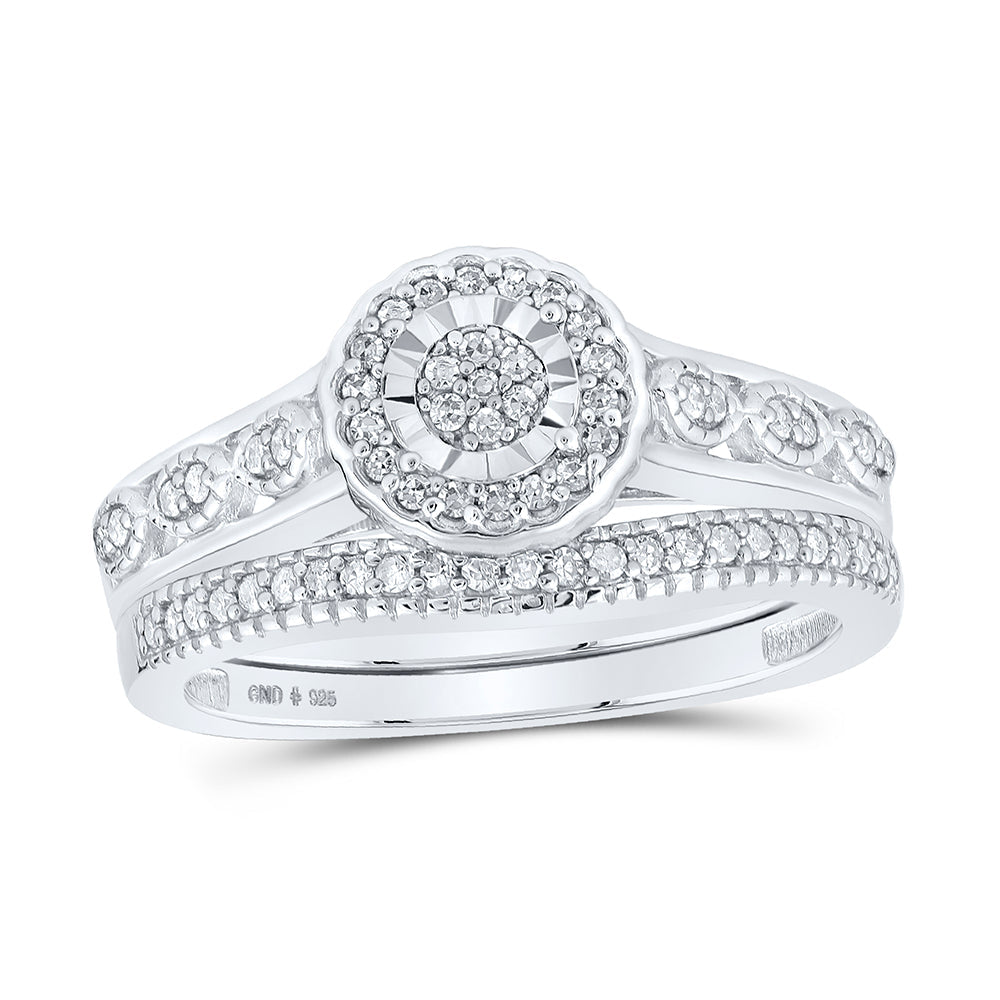 1/4CTW-DIA P1 GIFT BRIDAL SET 7 Daisy Joyeria