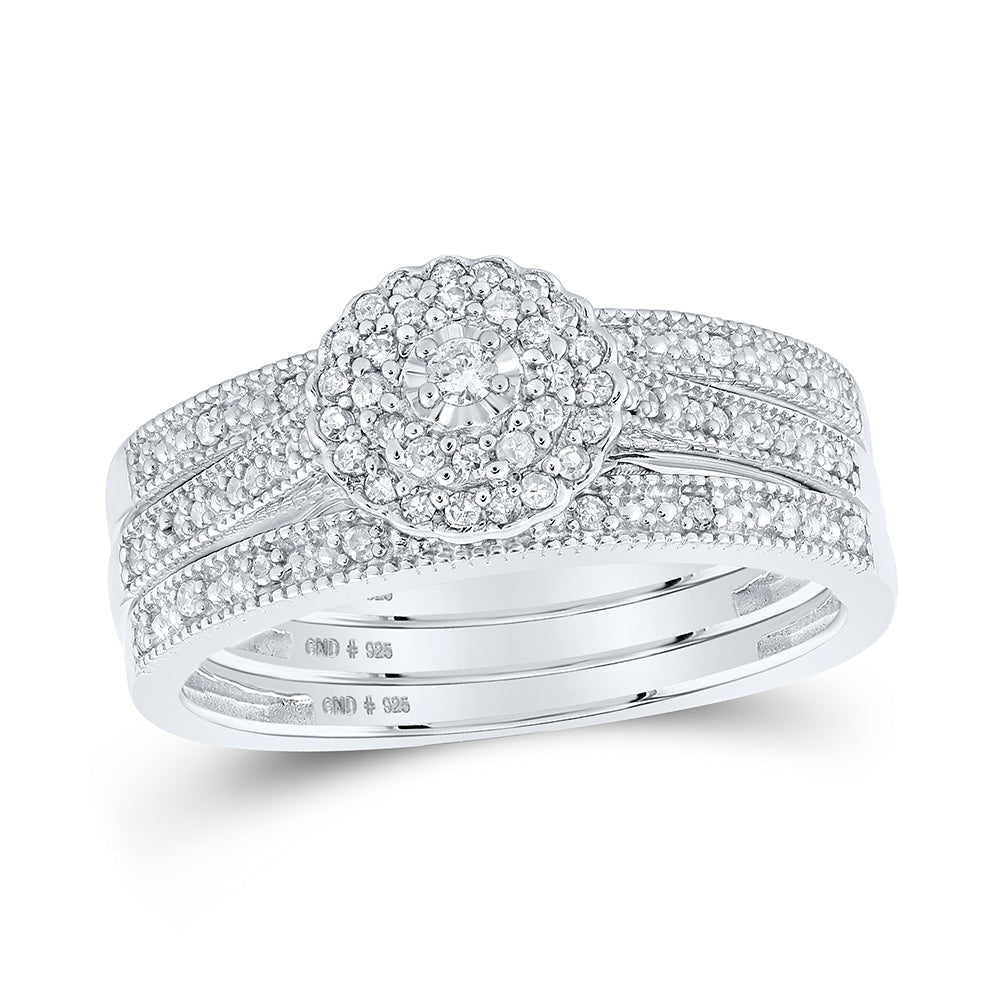 1/4CTW-DIA P1 GIFT BRIDAL SET 7 Daisy Joyeria