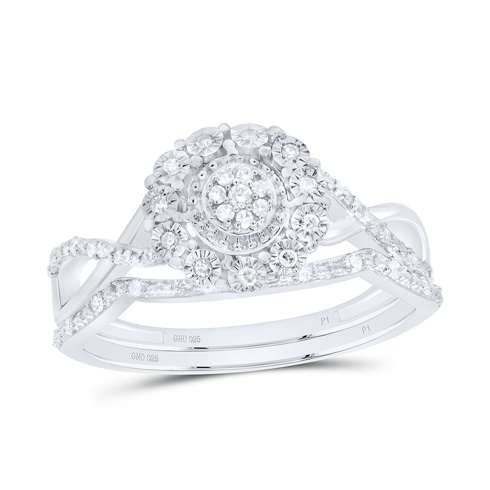 1/5CTW-DIA P1 GIFT BRIDAL SET 7 Daisy Joyeria