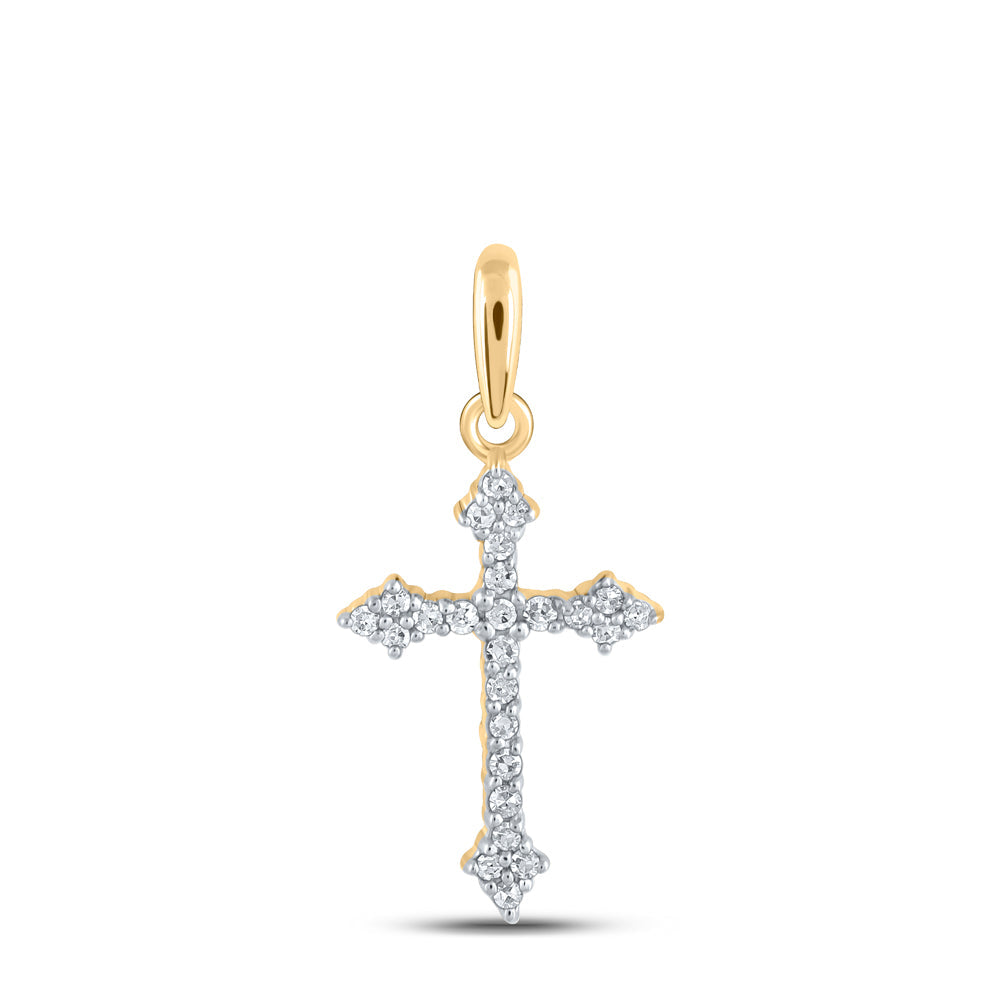 1/10CTW-DIA NK GIFT CROSS PENDANT Daisy Joyeria