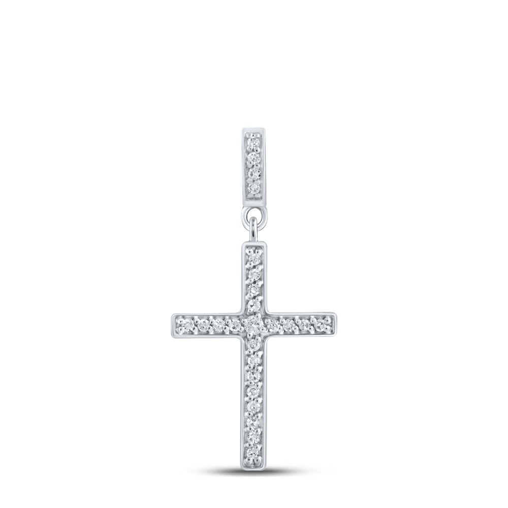 1/10CTW-DIA NK GIFT CROSS PENDANT Daisy Joyeria