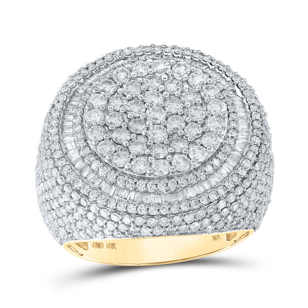 5 1/3CTW-DIA NK MENS RING 10 Daisy Joyeria