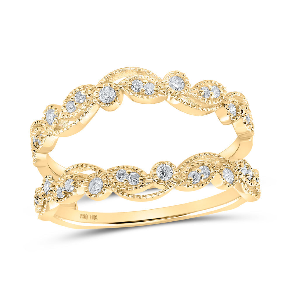 1/4CTW-DIA CN ENHANCER RING 7 Daisy Joyeria