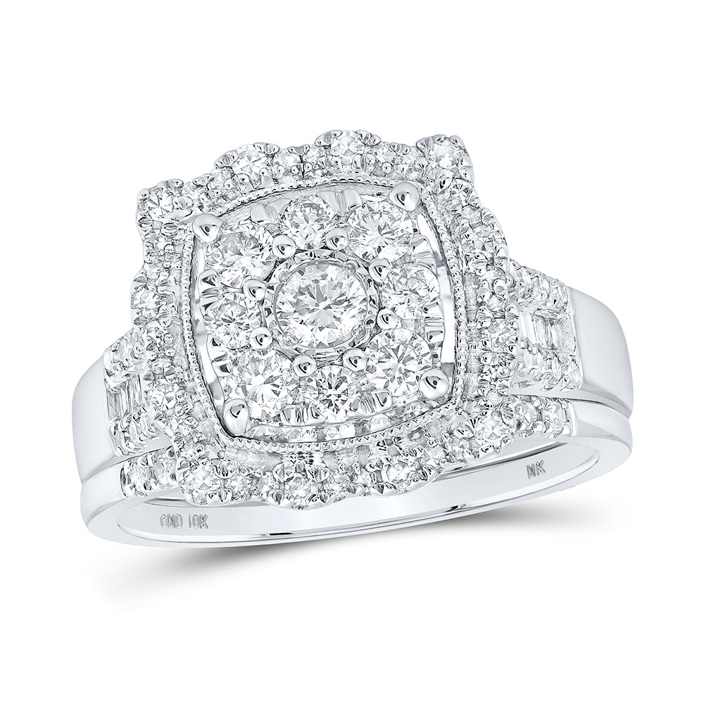 1CTW-DIA NK BRIDAL SET 7 Daisy Joyeria