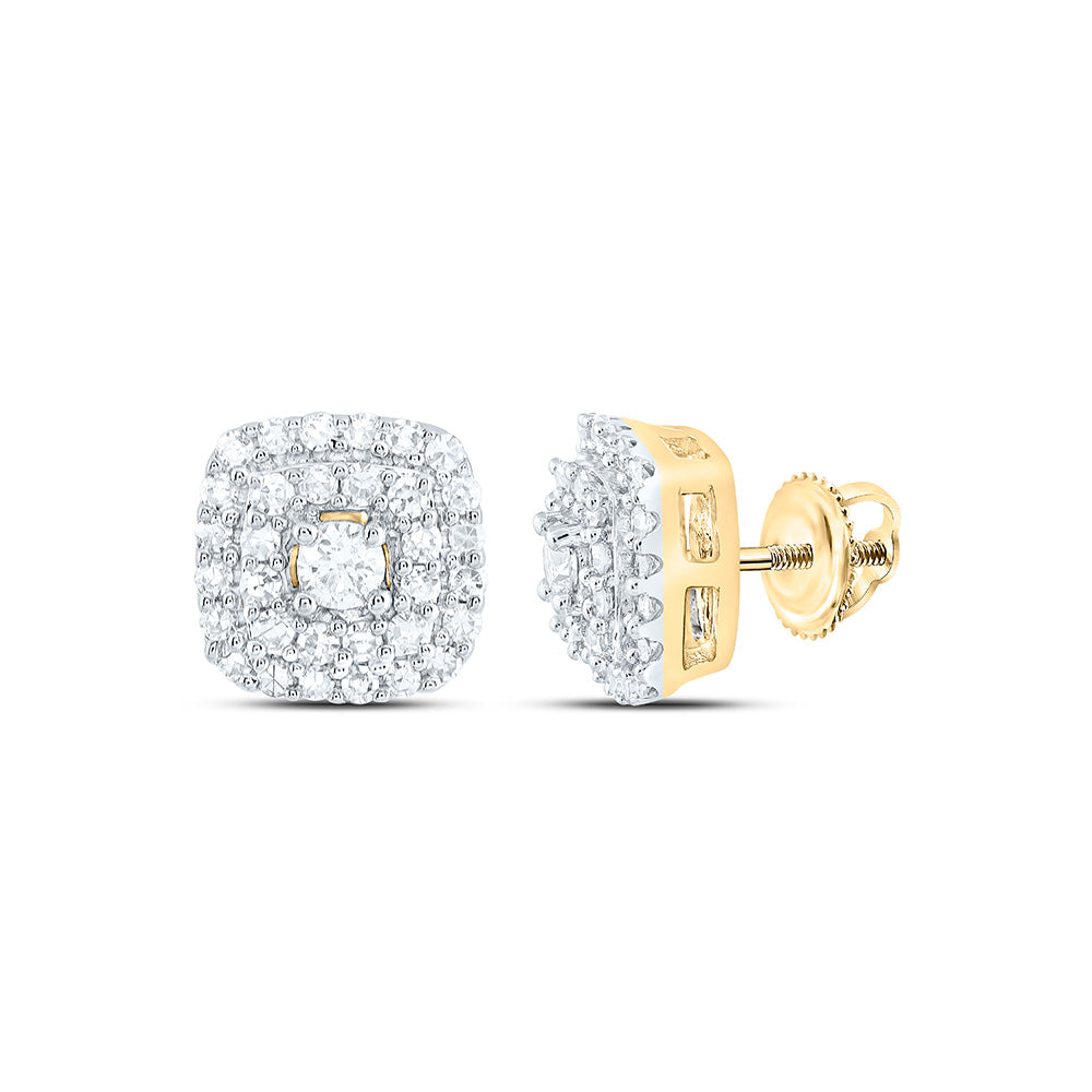 1/3CTW-DIA NK FASHION CUSHION EARRING Daisy Joyeria