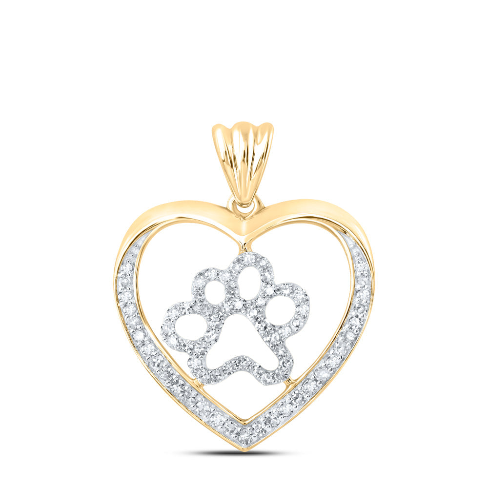 1/3CTW-DIA NK HEART PENDANT Daisy Joyeria