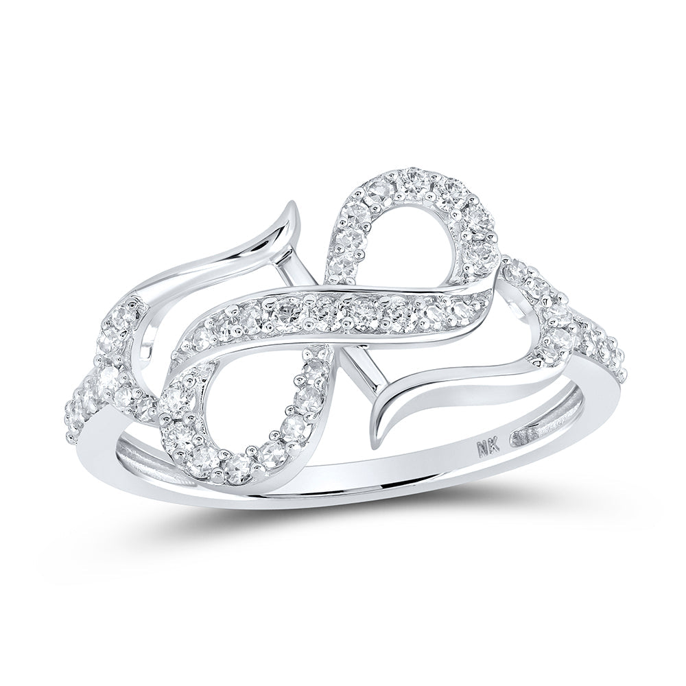 1/3CTW-DIA NK HEART RING 7 Daisy Joyeria