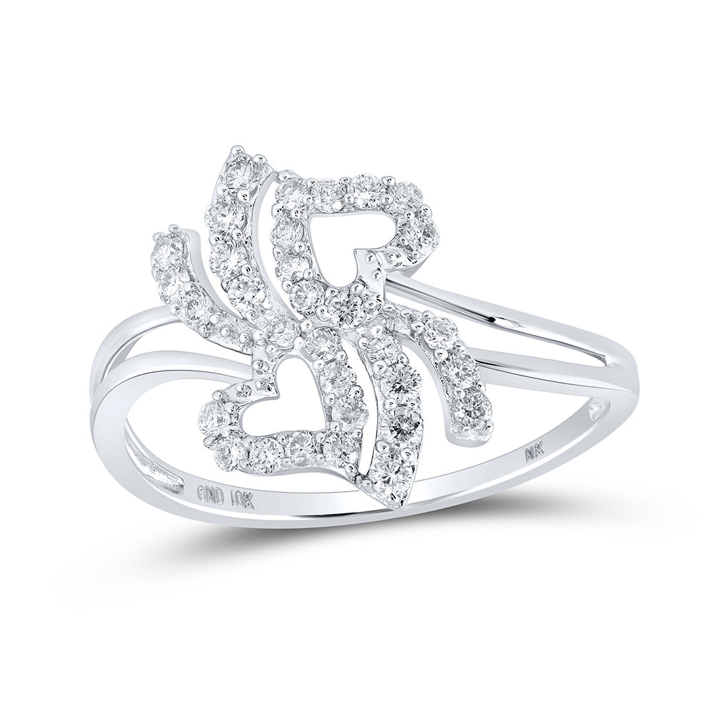 1/3CTW-DIA NK HEART RING 7 Daisy Joyeria