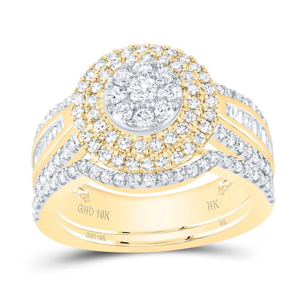 1 1/4CTW-DIA NK BRIDAL SET 7 Daisy Joyeria