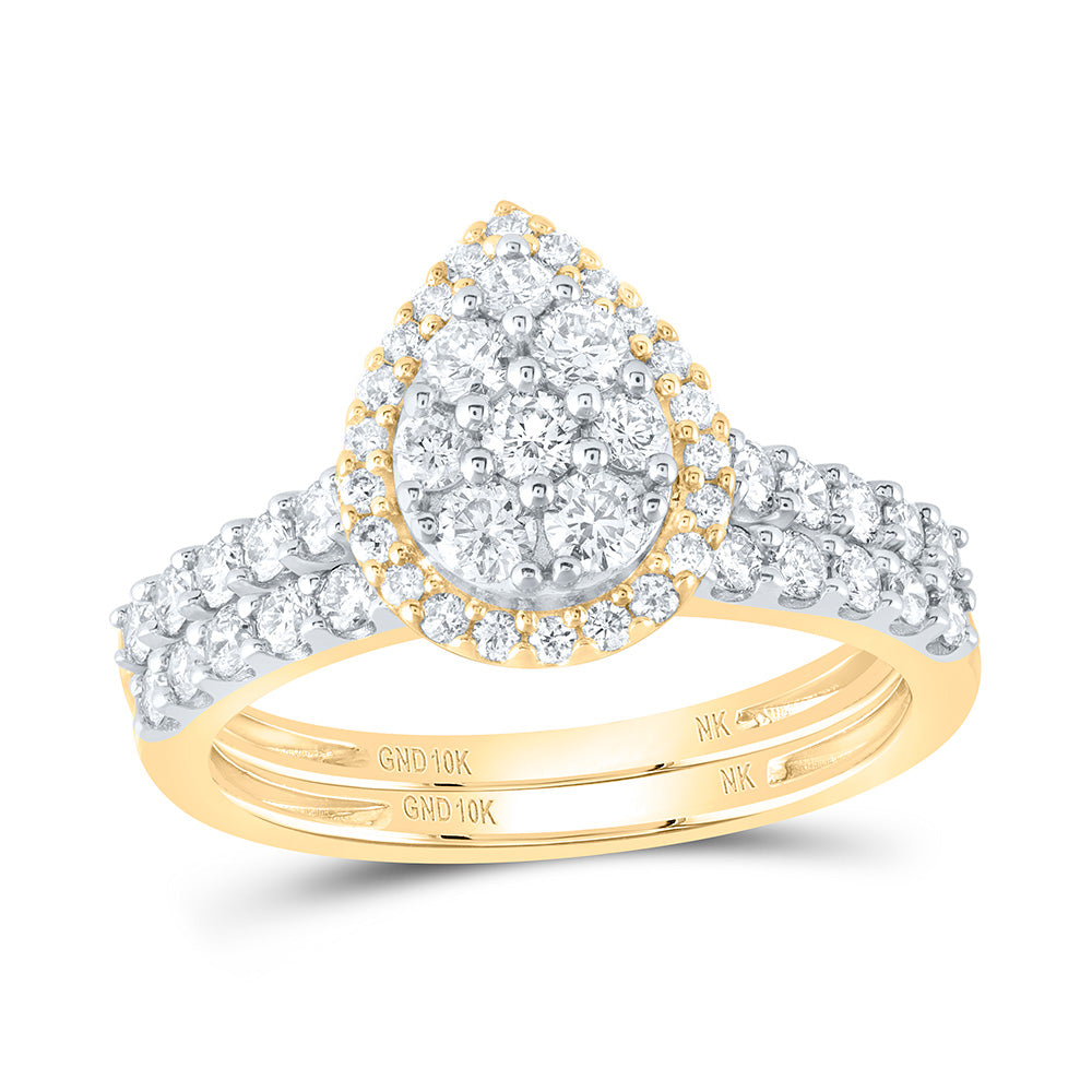 1 CTW-DIA NK BRIDAL SET 7 Daisy Joyeria