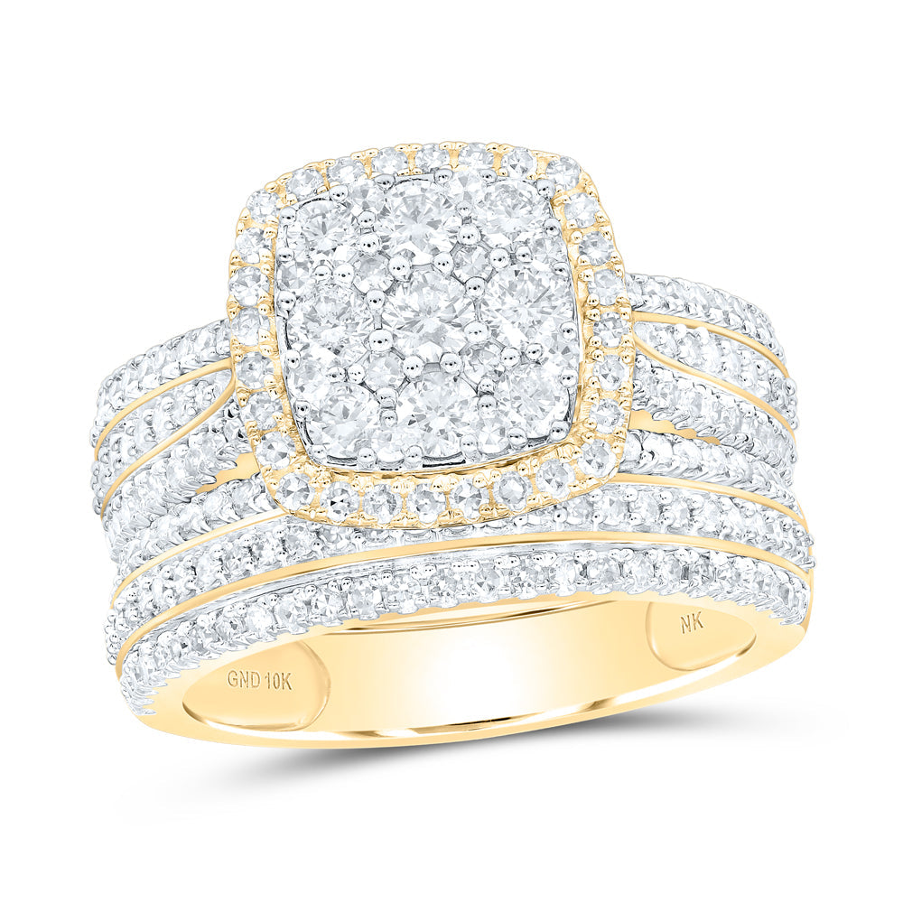 1 1/2CTW-DIA NK BRIDAL SET 7 Daisy Joyeria