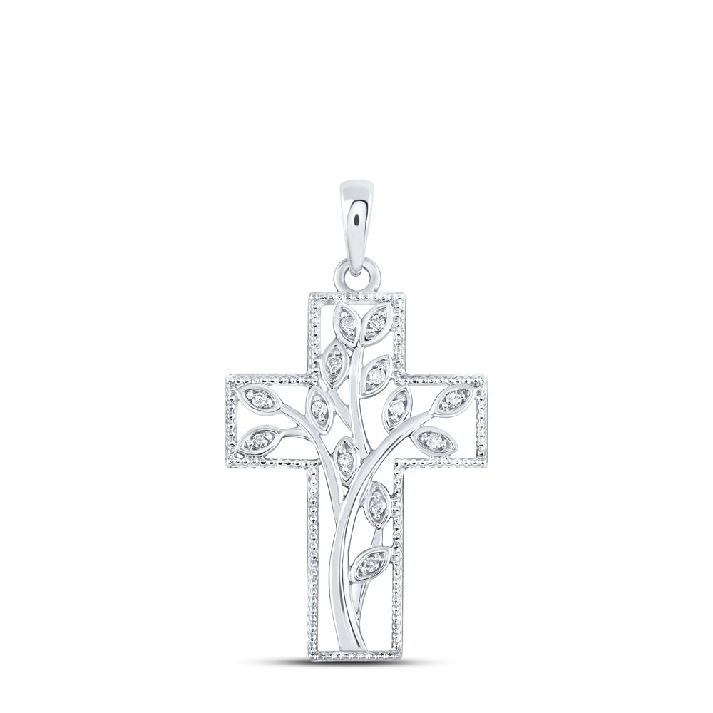 1/12CTW-DIA P3 GIFT CROSS PENDANT Daisy Joyeria