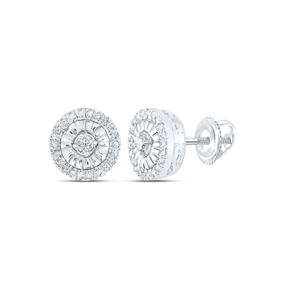 1/5CTW-DIA P3 GIFT ROUND EARRING Daisy Joyeria