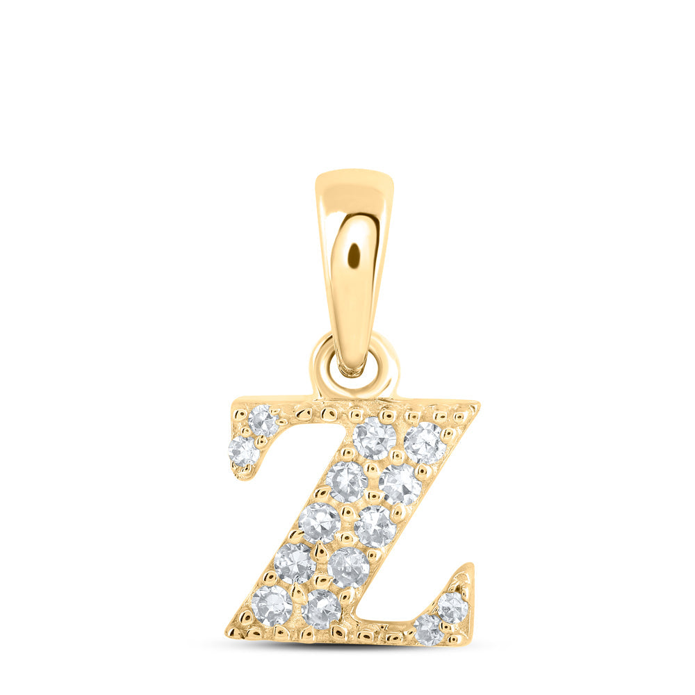 1/20CTW-NAT DIA NK INITIAL "Z" PENDANT Daisy Joyeria