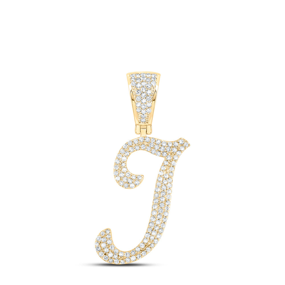 5/8CTW-NAT DIA NK INITIAL "I" PENDANT Daisy Joyeria