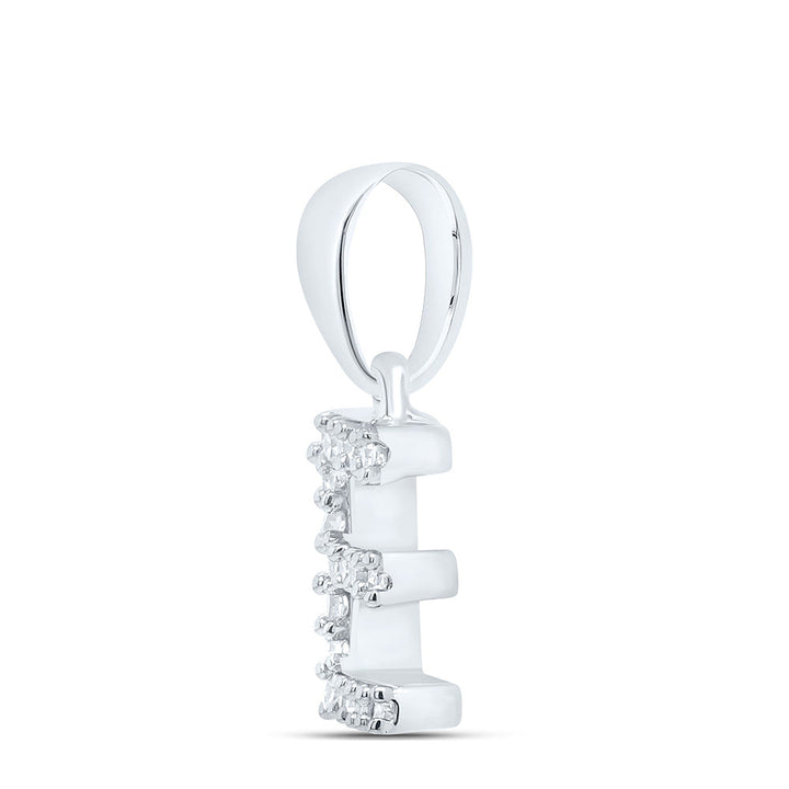1/20CTW-NAT DIA NK INITIAL "E" PENDANT Daisy Joyeria