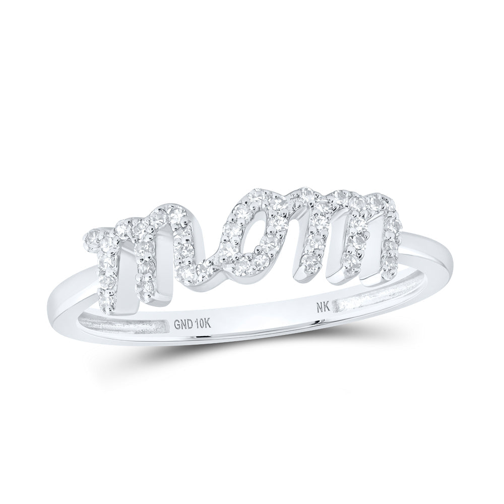 1/6CTW-NAT DIA NK MOM RING 7 Daisy Joyeria