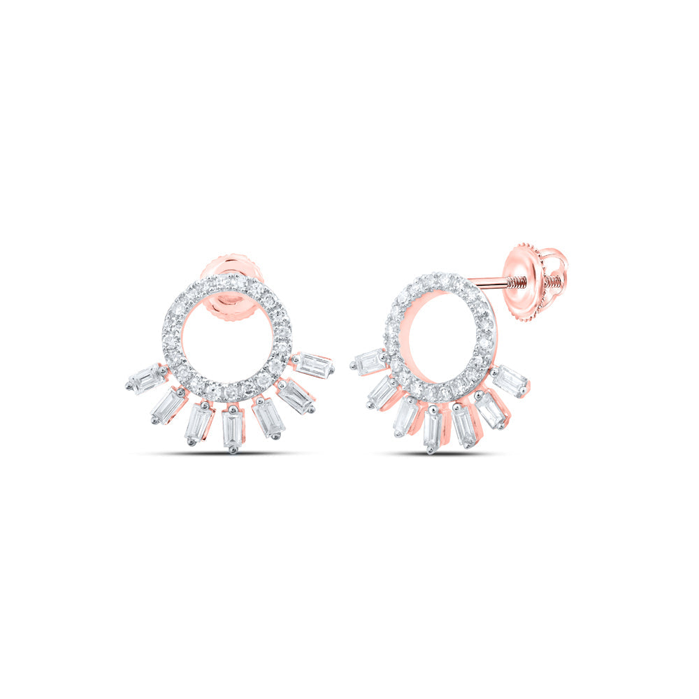 1/2CTW-NAT DIA NKE TRENDY EARRING Daisy Joyeria