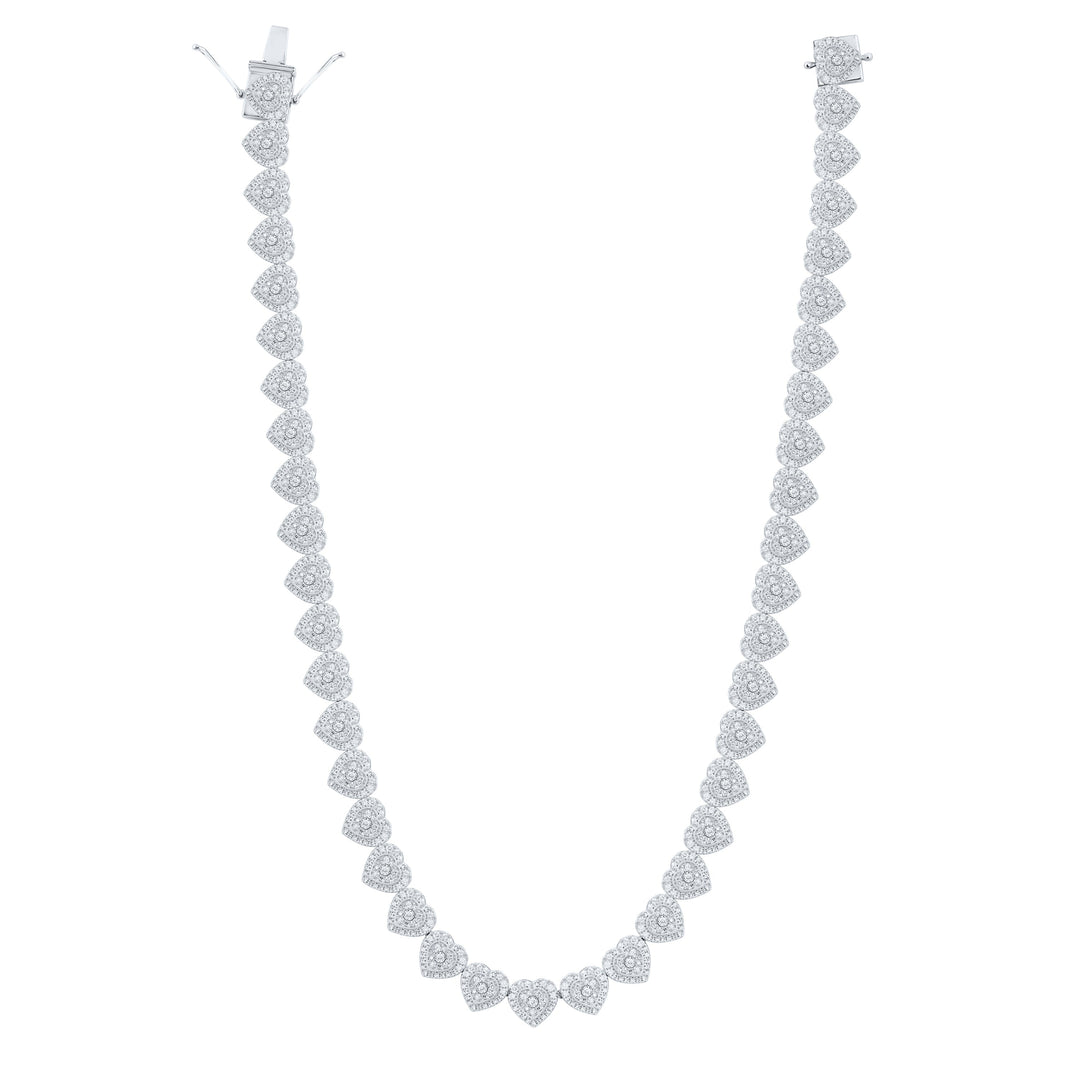 8 1/2CTW-NAT DIA CN FASHION NECKLACE(18 INCH) Daisy Joyeria