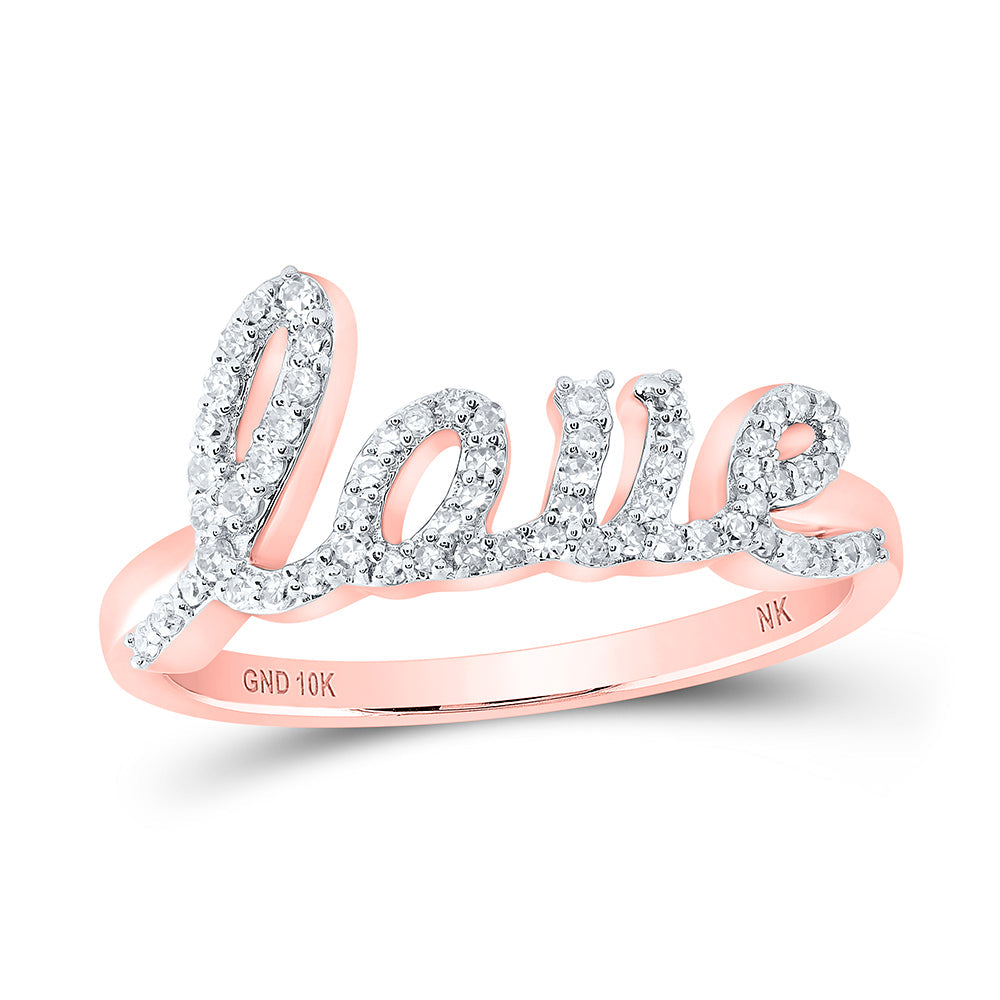 1/4CTW-NAT DIA NK LOVE RING 7 Daisy Joyeria