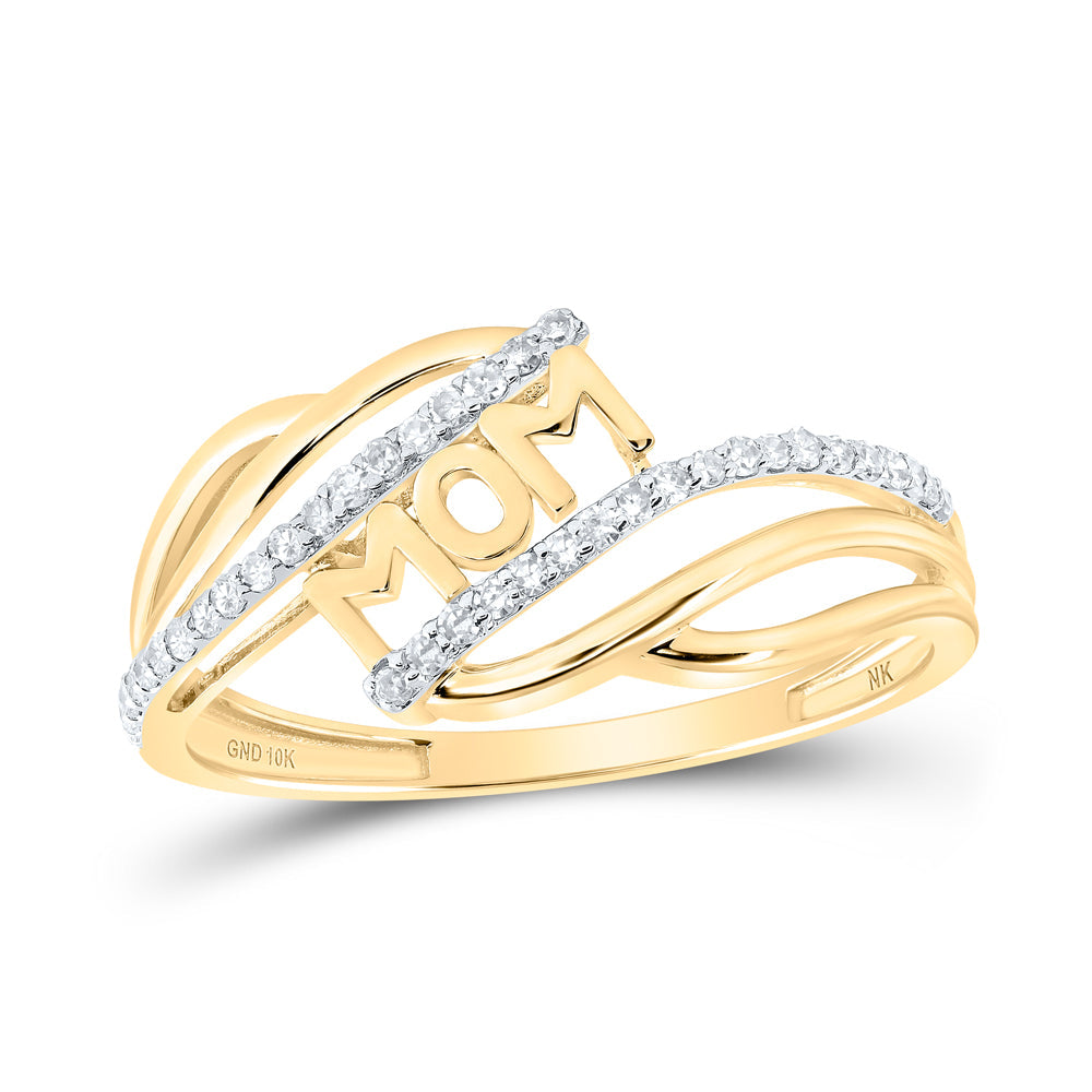 1/6CTW-NAT DIA NK MOM RING 7 Daisy Joyeria