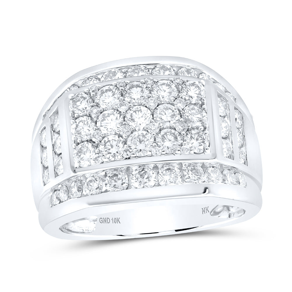 3CTW-NAT DIA NK MENS RING 10 Daisy Joyeria